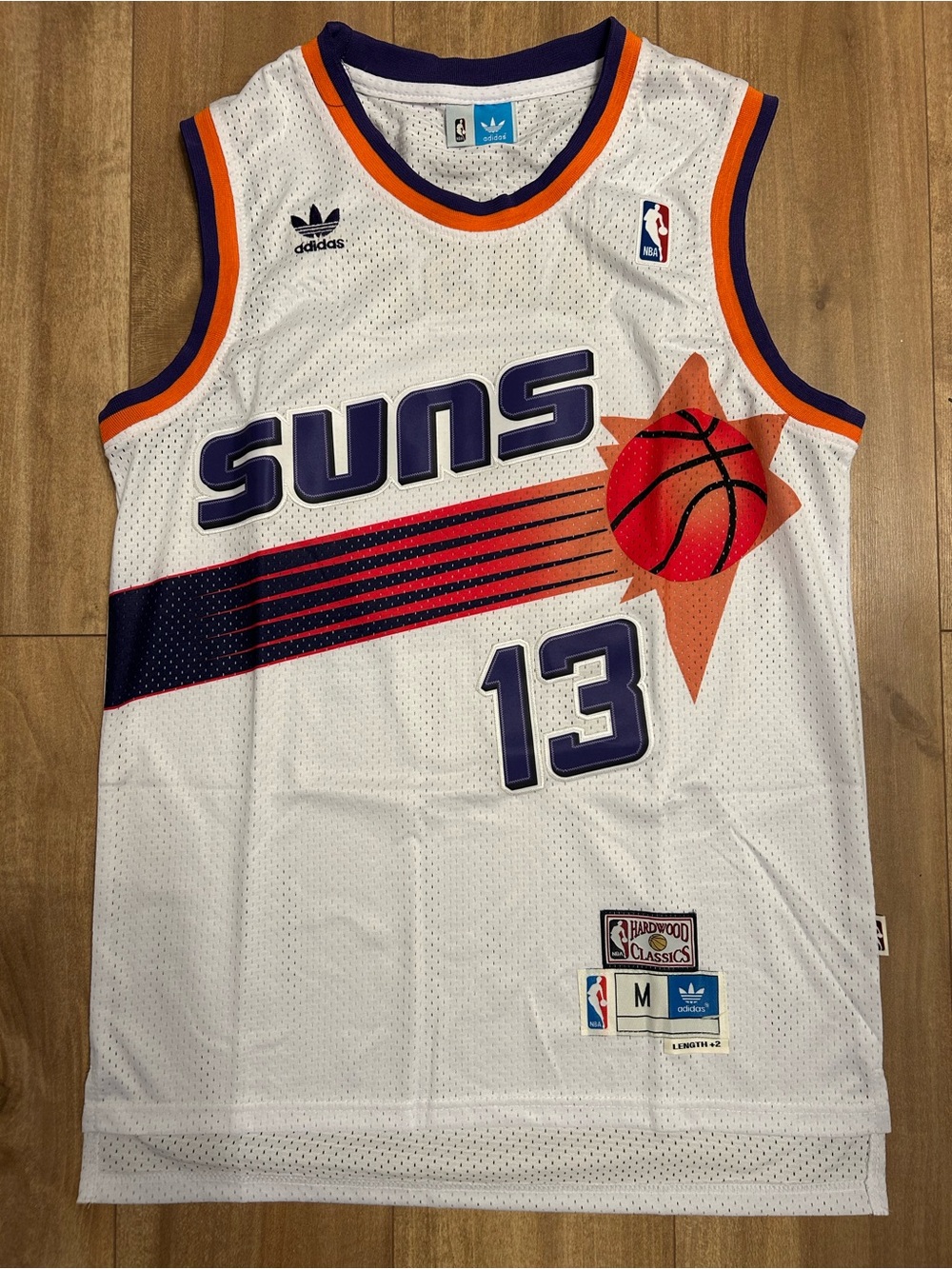 Steve Nash Old School Phoenix Adidas Jersey